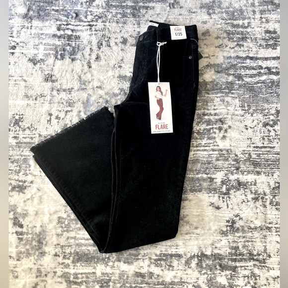 Pink's Hi-Rise flare super stretch jeans size 1 - Picture 2 of 7